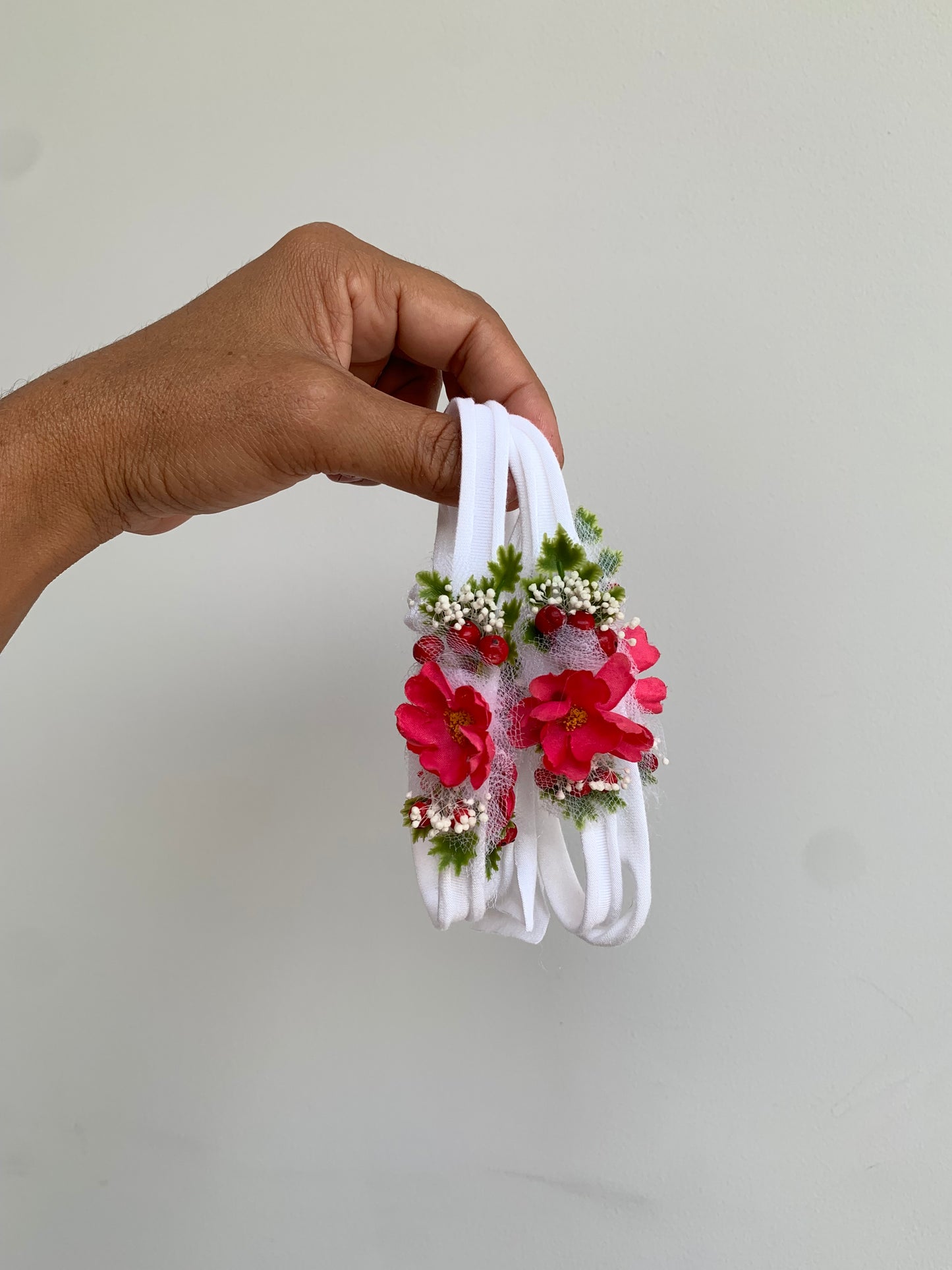 Strawberry Baby Headband – Newborn Tieback for Photos