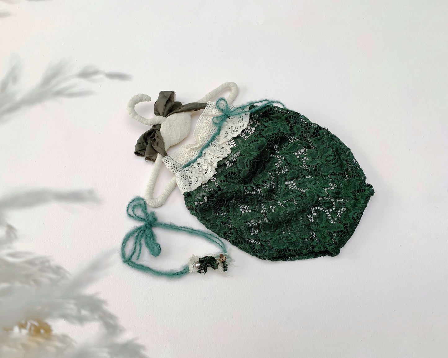 NEWBORN ROMPER, NEWBORN PHOTO PROPS, BABY GIRL PHOGRAPHYPROPS, BABY GIRL OUTFIT, NEWBOEN HEADBAND FOR PHOTOGRAPHY