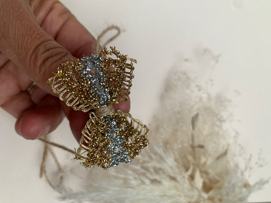 Christmas Headband - Newborn Baby Bow - Holiday Hair Bow