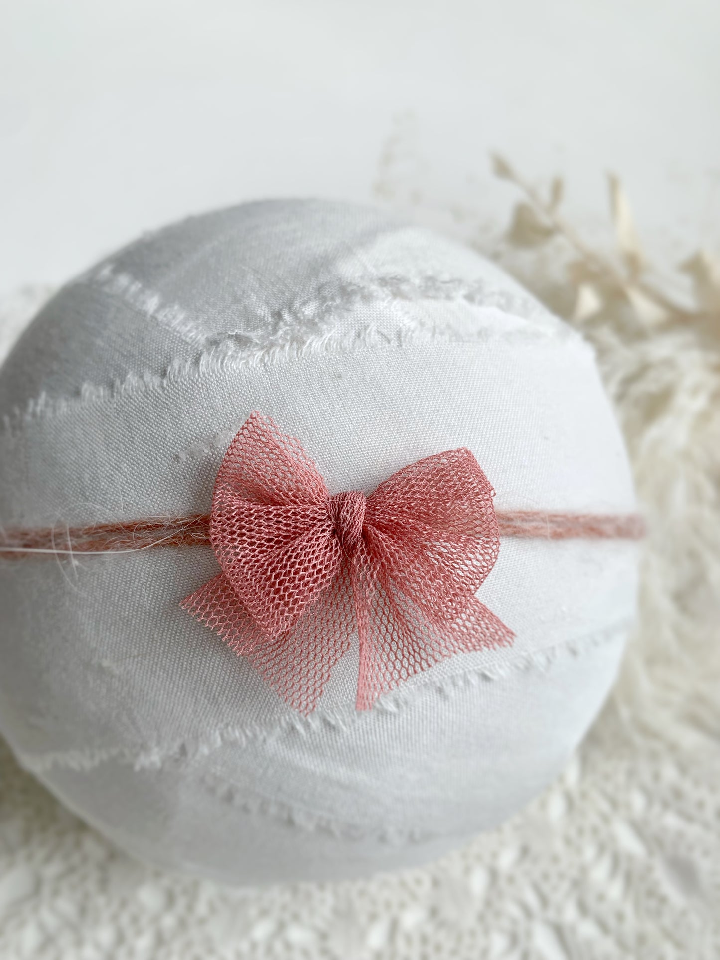 Tiny Tulle Baby Bow Headband