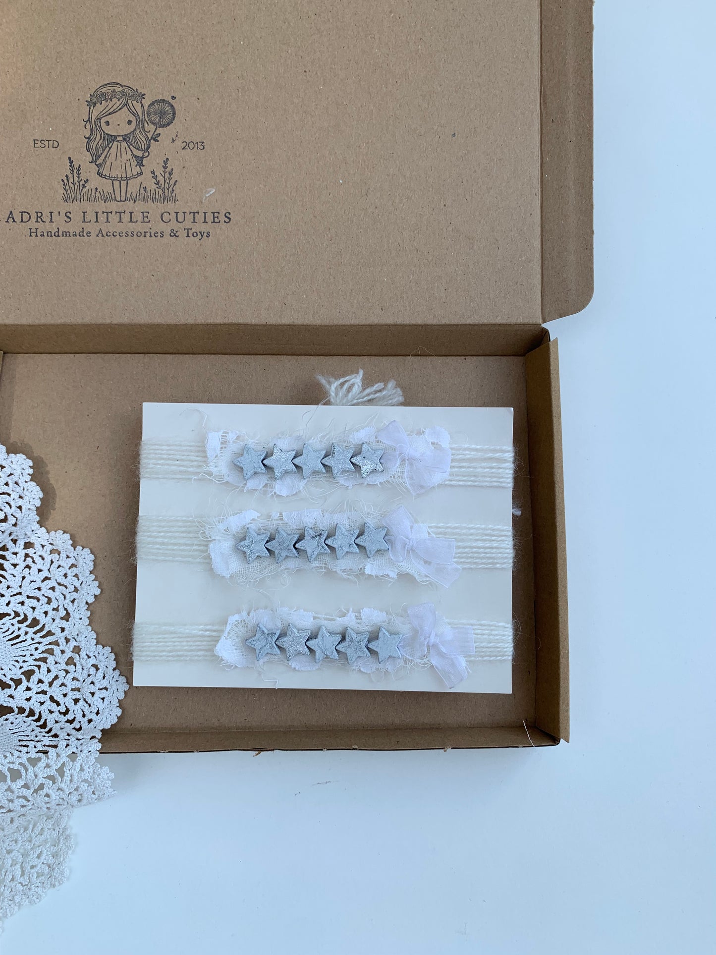 Ivory Delicate Baby Star Headband