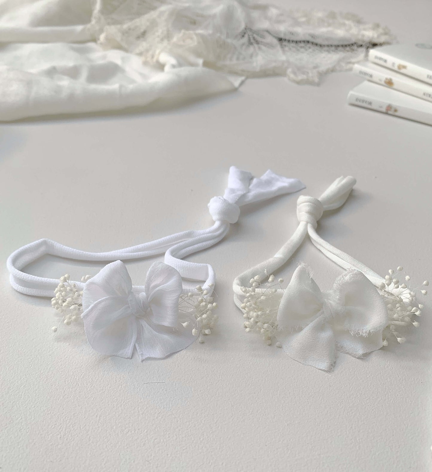 white baby bows, baby bows, baby bow headband, baby Baptism accessories, baptism baby headband, Newborn Tiebacks, Newborn Headband, Newborn Props,
newborn headbands, Baby Headband
