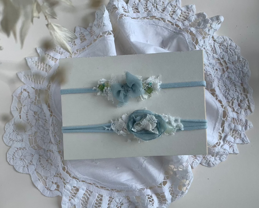 pastel handmade baby headband, baby photography headband, baby flower headband, baby bows