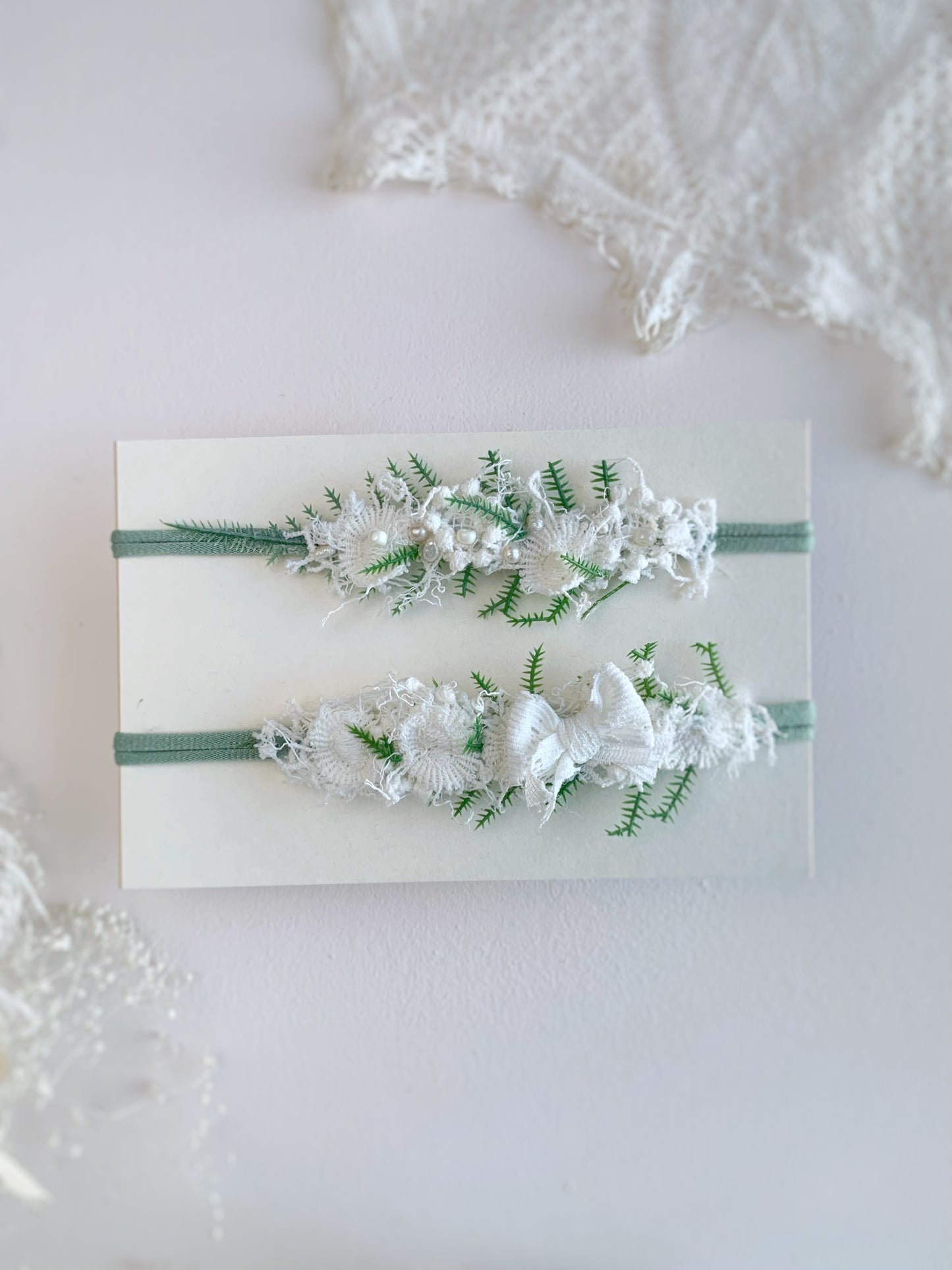 Flora - Baby Bow & Flower Headband