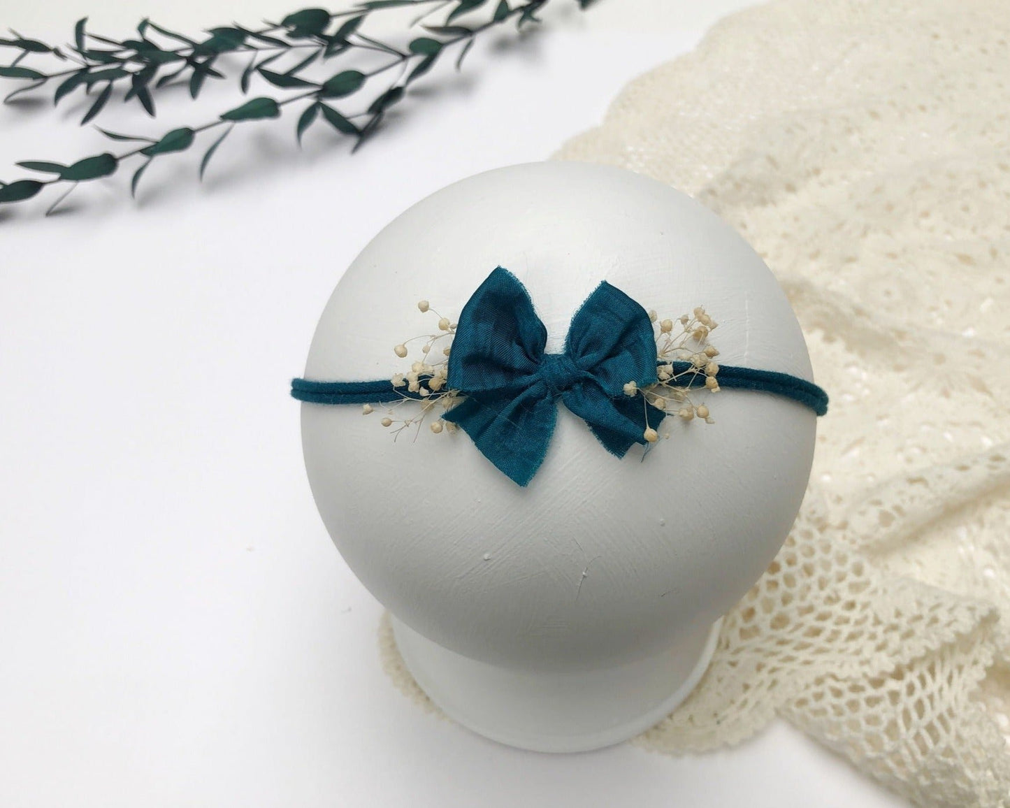 fall infant headbands , teal headband, baby bows, tiny bow headband, baby bows, newborn tiebacks, tie back headband, halo headband