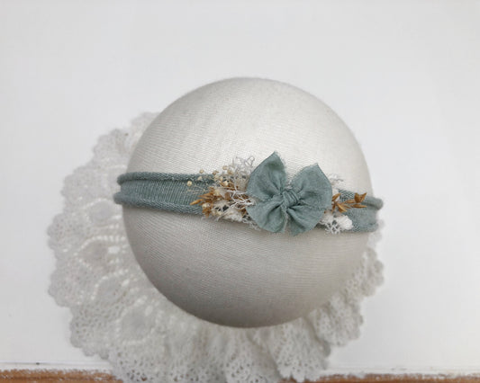 newborn photography, mini bow headband, bow headband, neutral tieback, dainty tieback, organic tieback, tieback headband, newborn dainty bow, newborn photoshoot, photography props, newborn bow halo, rustic newborn bow