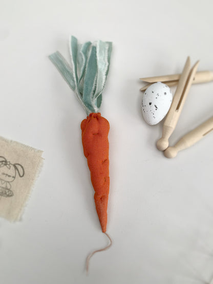Soft stuffed carrot spring decor baby photography