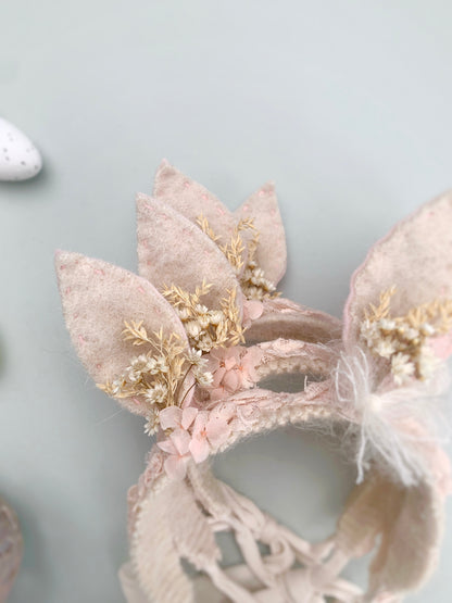 Newborn Floral Bunny Ears Headband