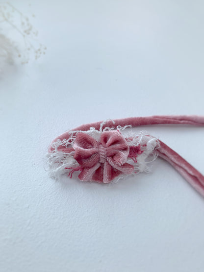 velvet baby bows
