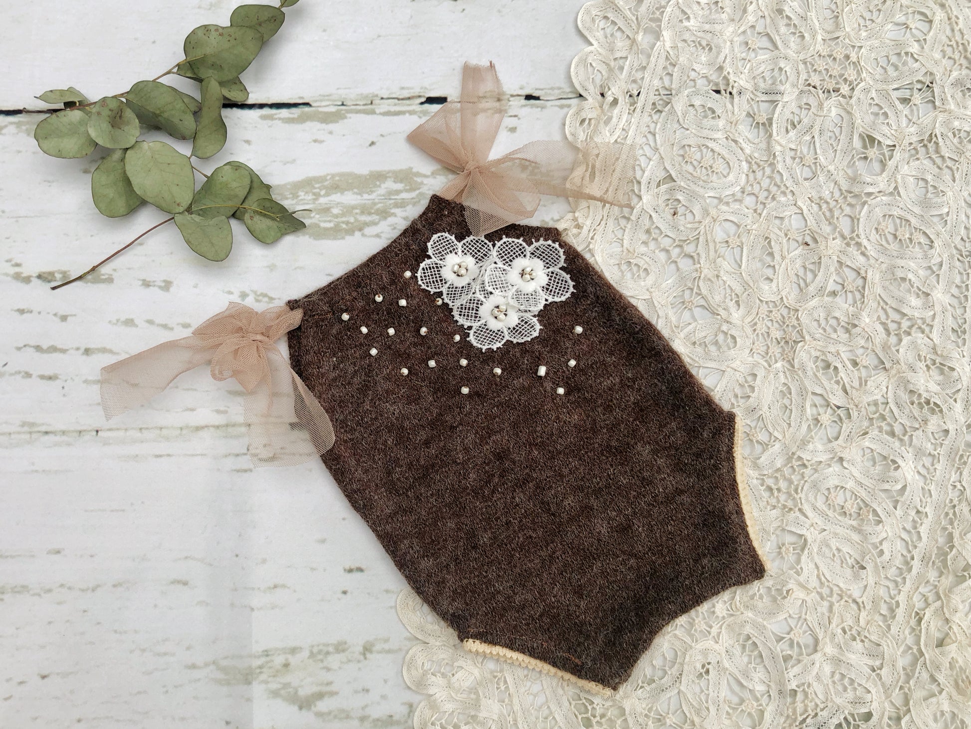 Newborn Lace Romper, Newborn Outfit, Newborn Photo Prop, Baby Girl Romper, Newborn Clothing, Photography Props