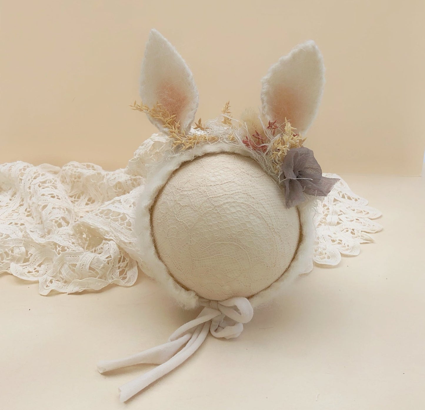 baby bunny ears headband, ears baby headband, baby bunny, newborn bunny headband, easter baby headband, easter headband, newborn photography, flower crown, baby flower crown