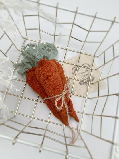 Soft stuffed carrot Easter mini session prop