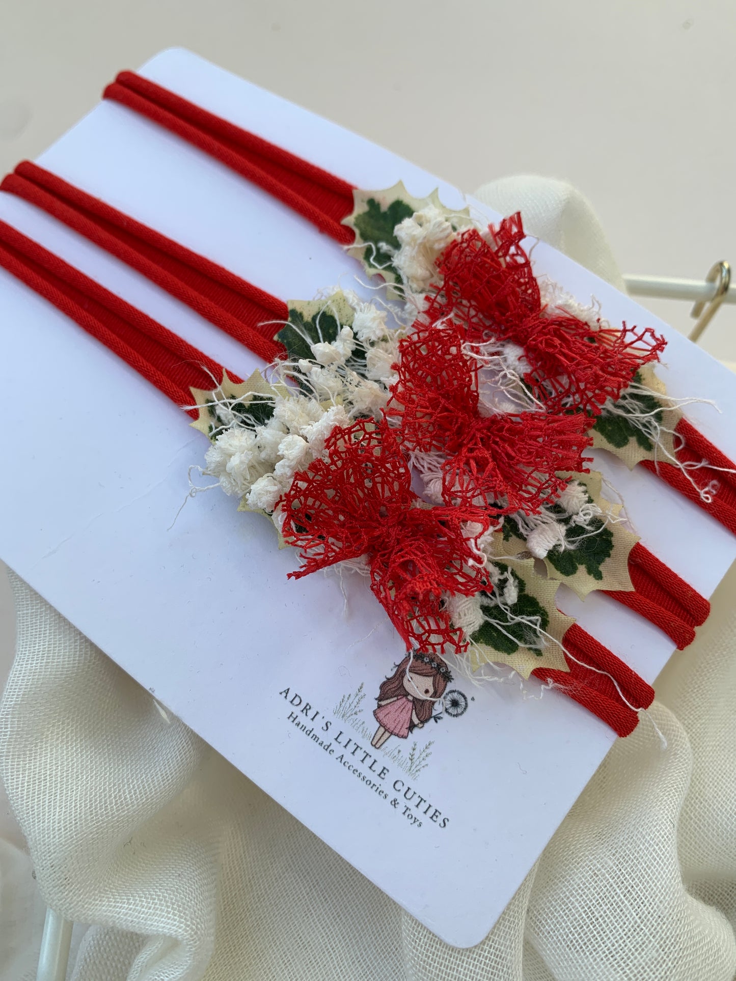 Christmas Headband for baby girls - Ready to Send