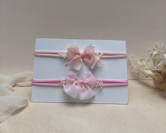 baby bow headband, baby bows, handmade baby headband, small baby bows.