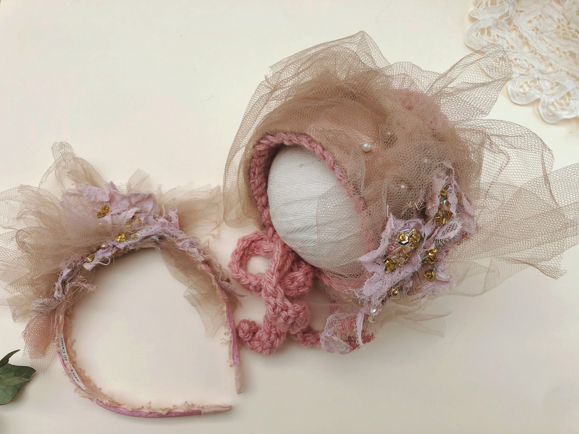 baby bonnet, photo shoot baby hat, photo shoot newborn, baby props, newborn props