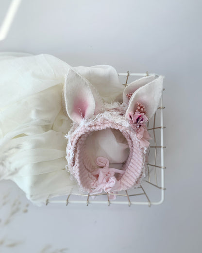 soft knit newborn easter headband