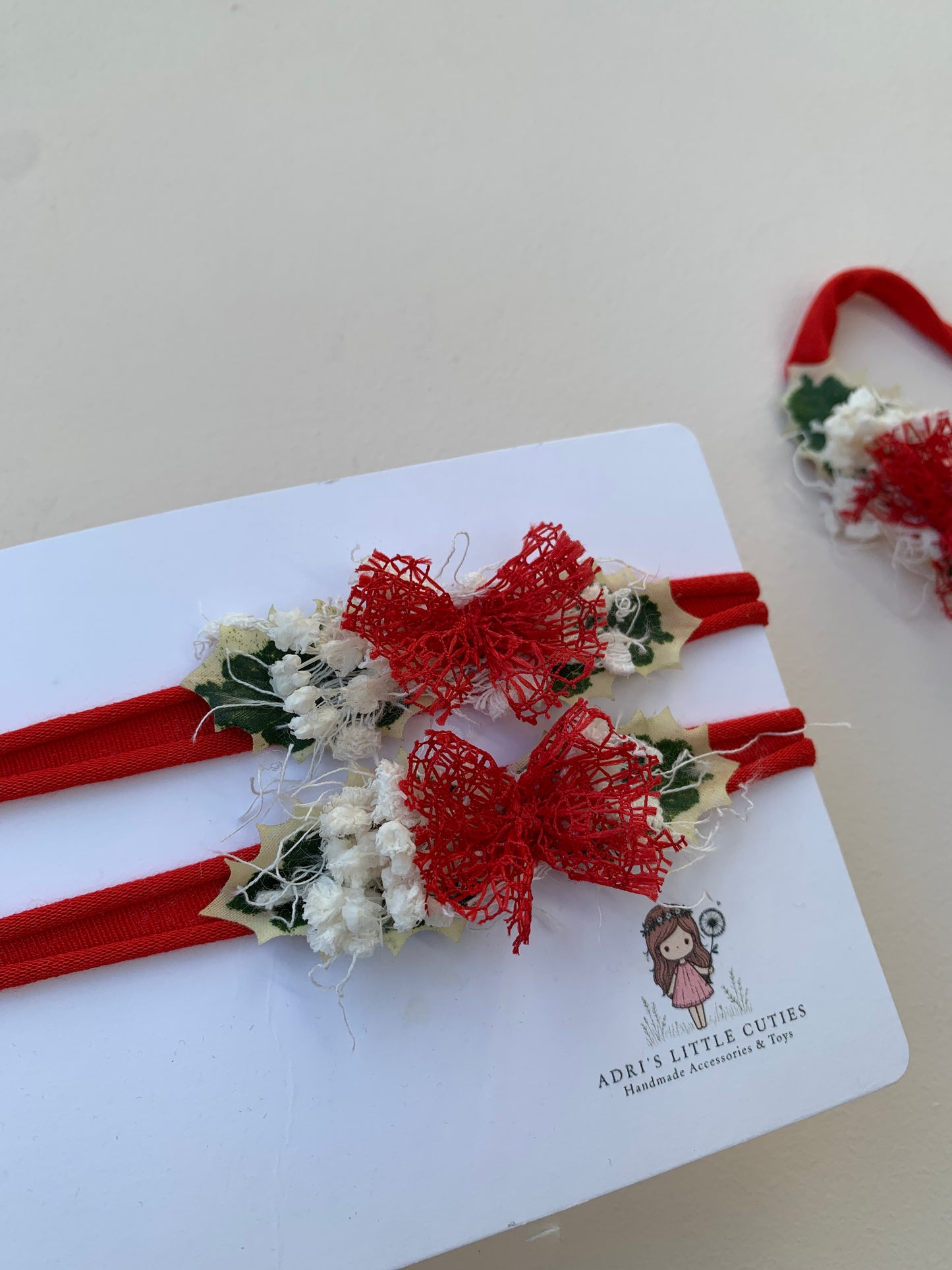 Christmas Headband for baby girls - Ready to Send