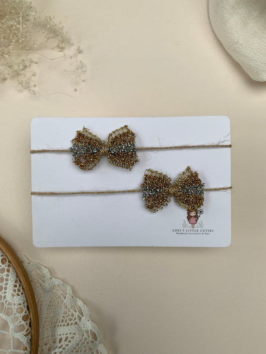 Christmas Headband - Newborn Baby Bow - Holiday Hair Bow