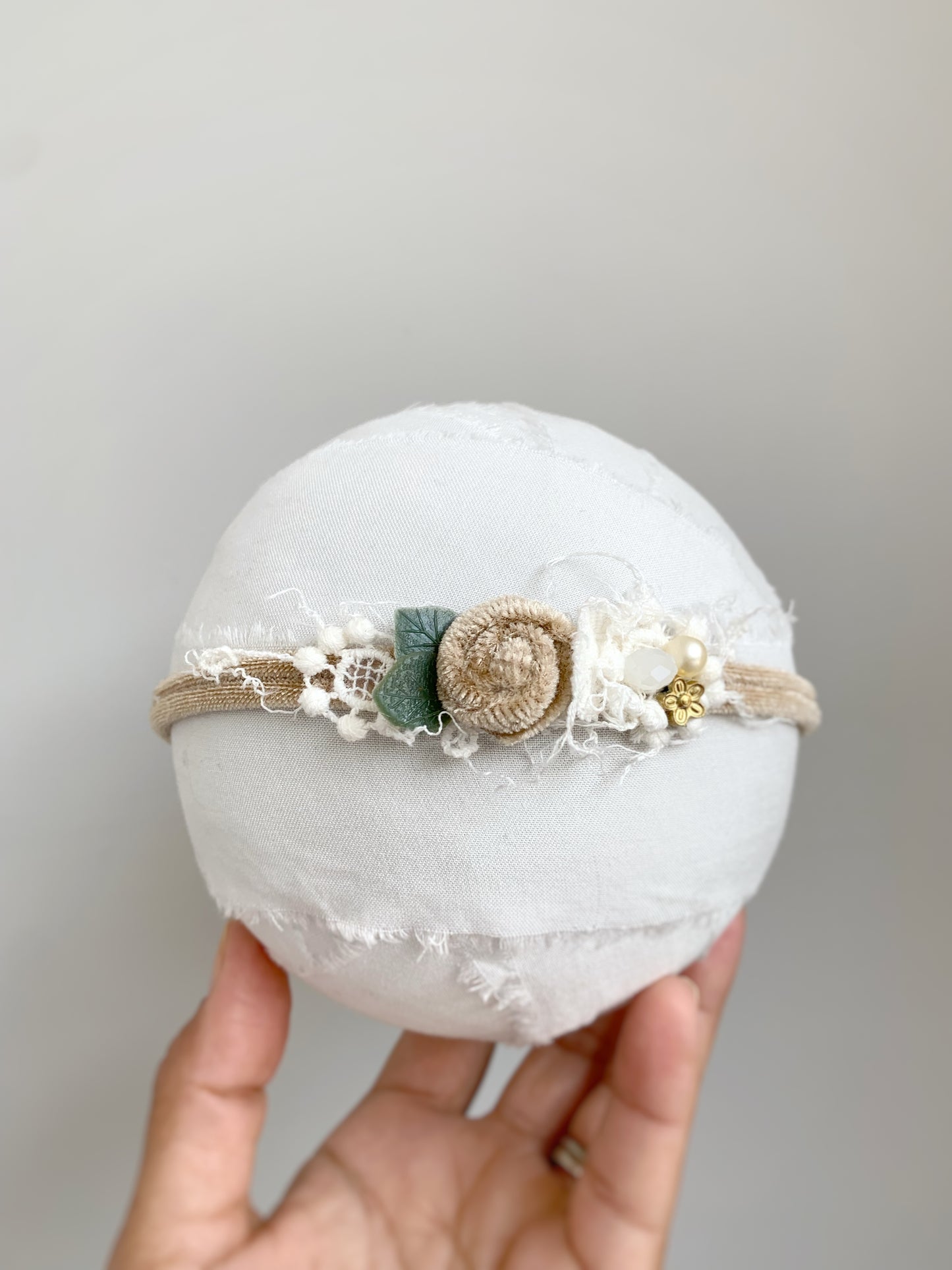 Primrose Gold - Baby Rosette Headband