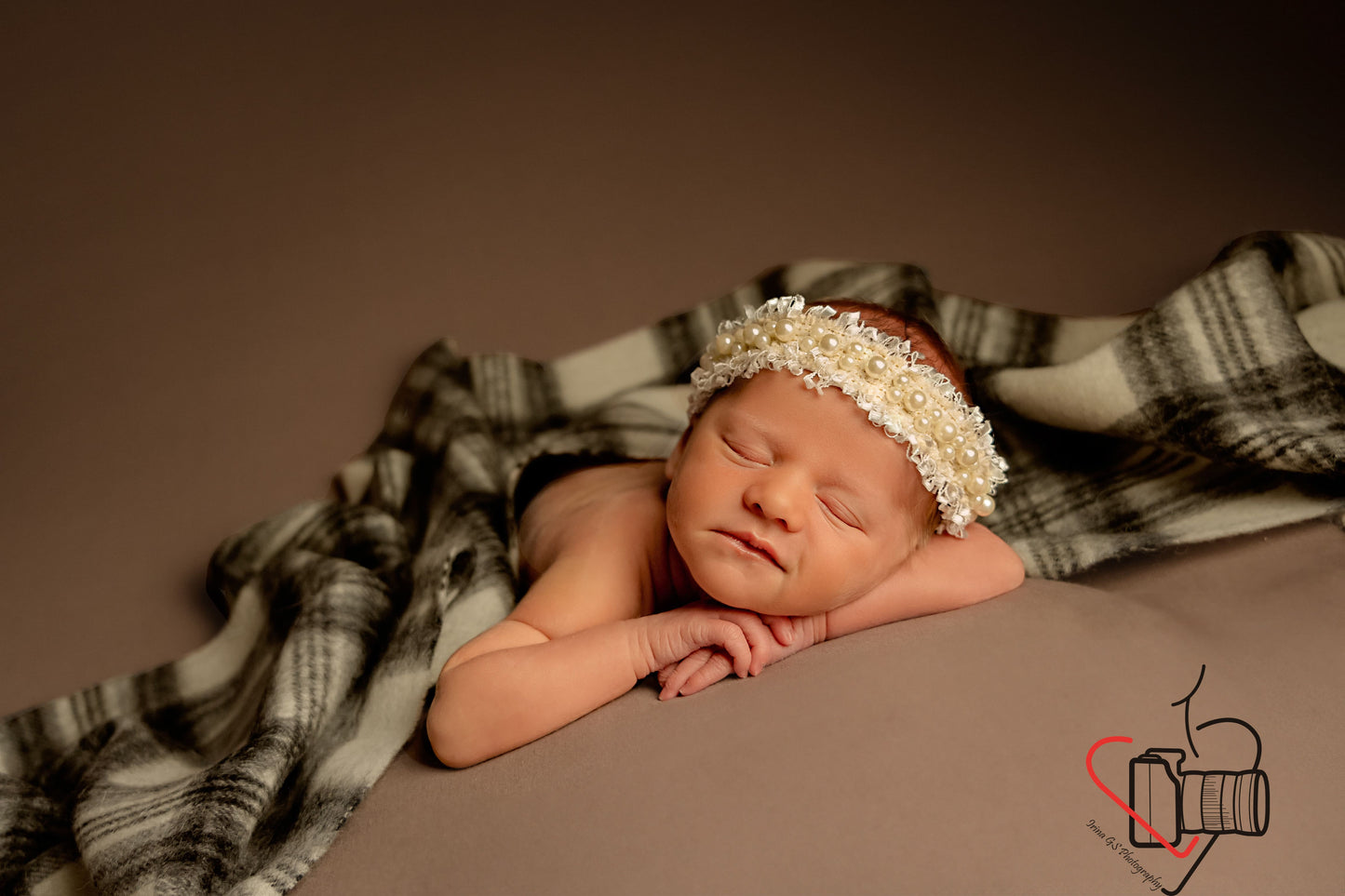 Ivory Pearl Baby Headband