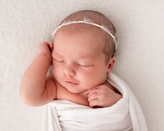 pearl baby headband, photography headband, baby hairband, newborn tiebacks