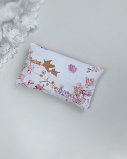 Newborn Photography Props fabric Pillow, Baby Headband and Tiny Pillow, Floral Newborn Photo props Pillow Set for Photography