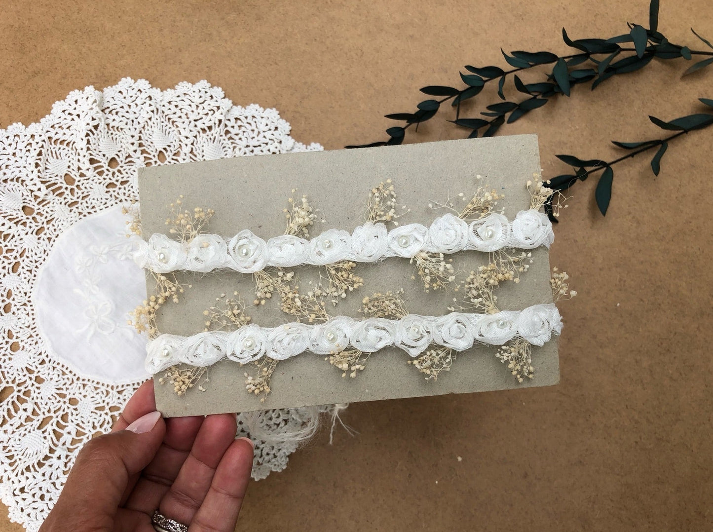 white baby headband, newborn white headband, ivory headbands, handmade headband, newborn tiebacks, 