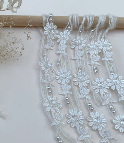 Maisie - Pearl & Flower Headband