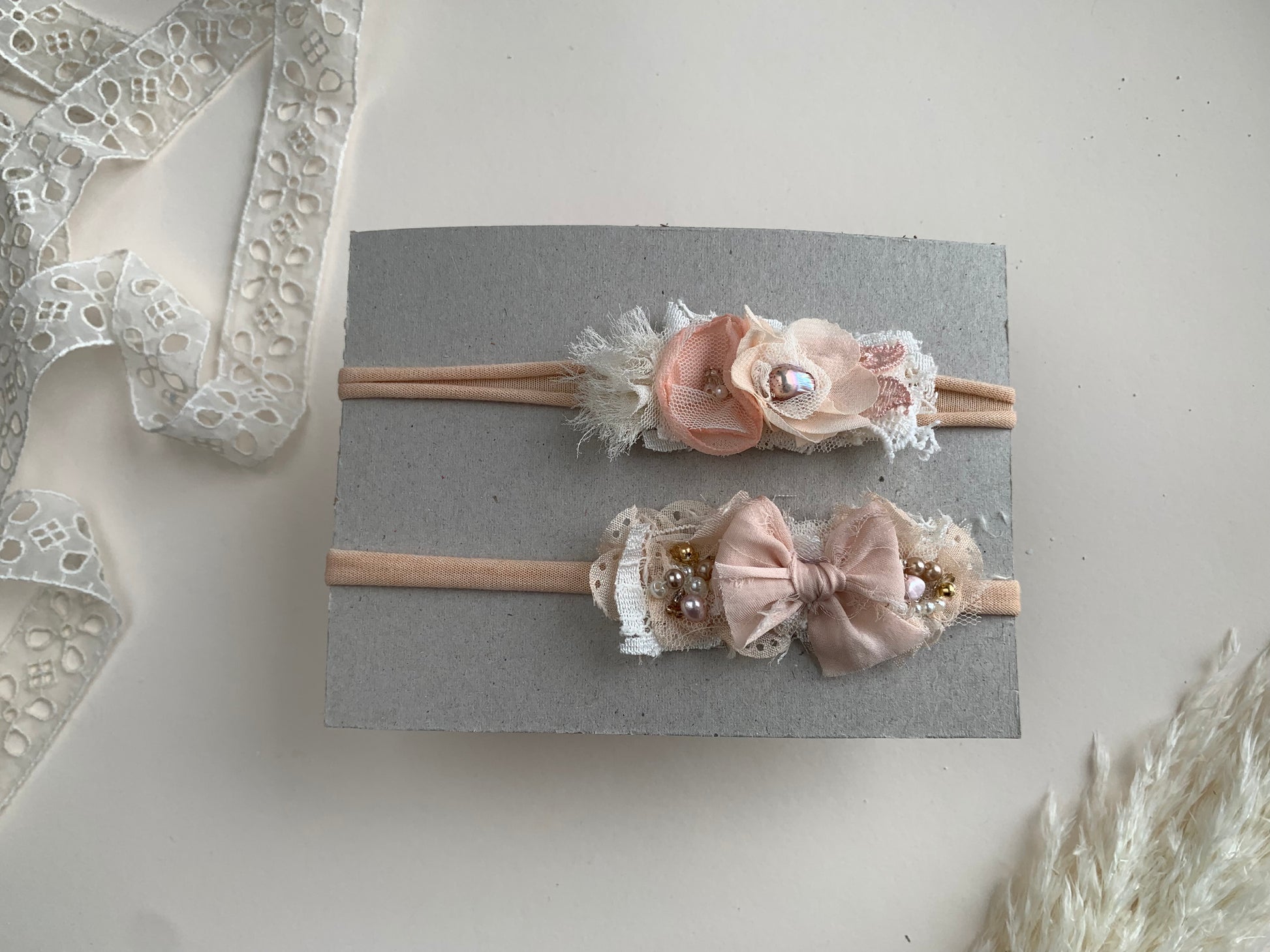 newborn bows, newborn flower headbands