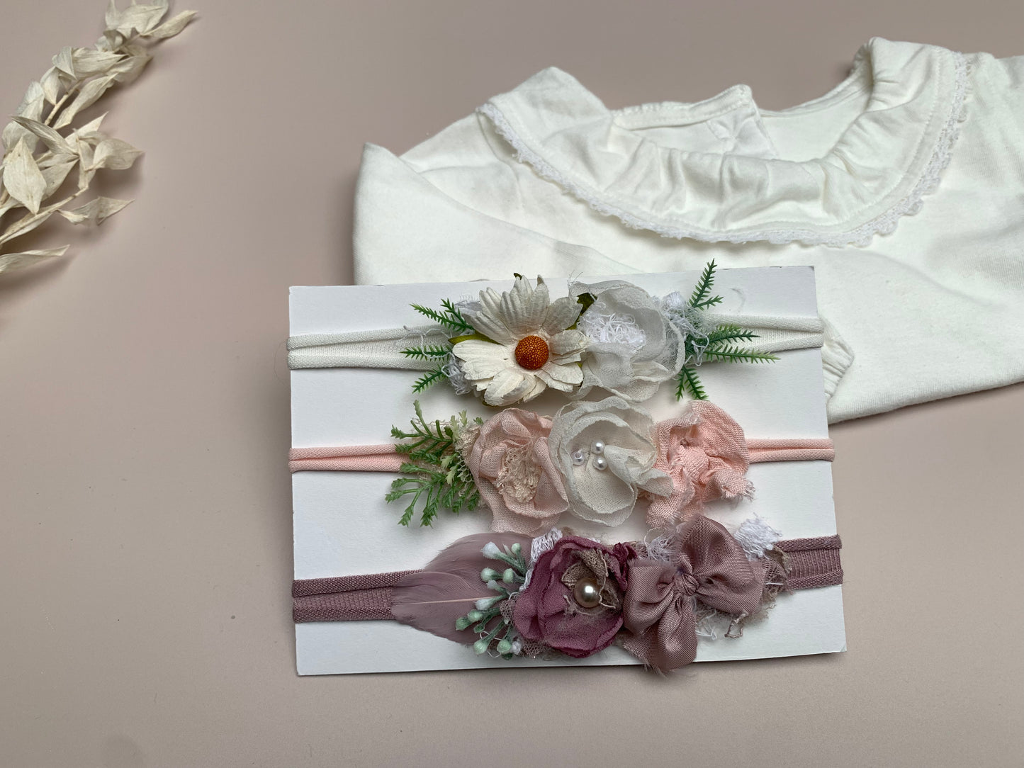 baby flower headband, baby flower crown, flower headband, flower crown, newborn photography headband, baby photography headband