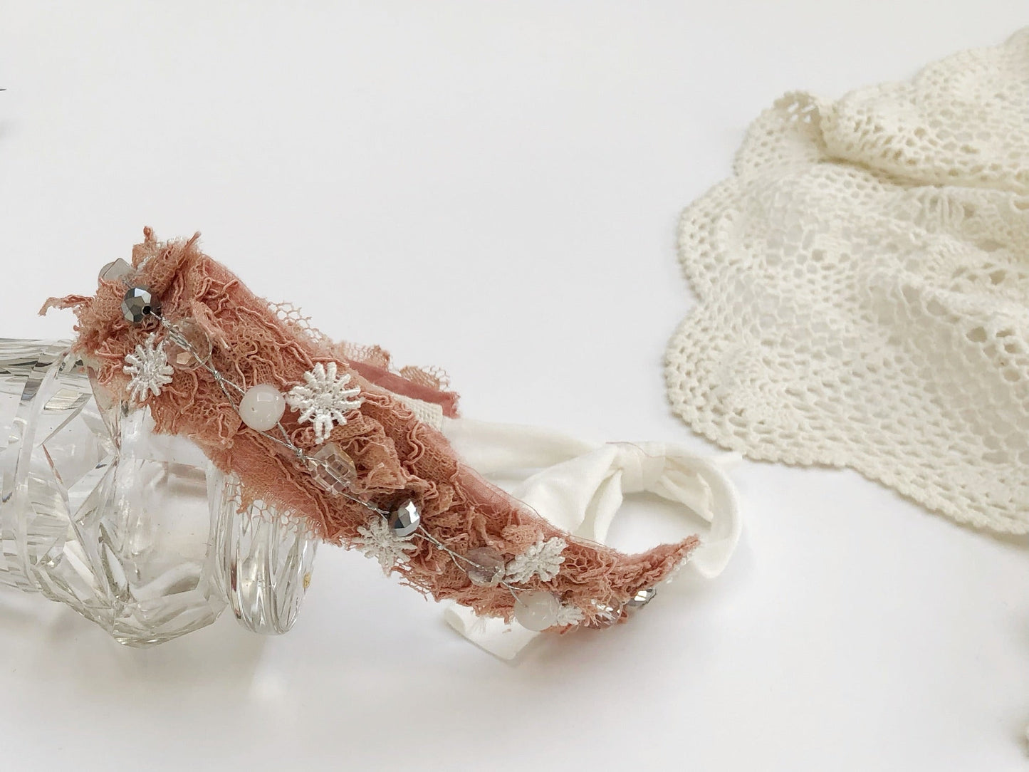 baby flower headband, baby flower crown, flower headband, flower crown, newborn photography headband, baby photography headband