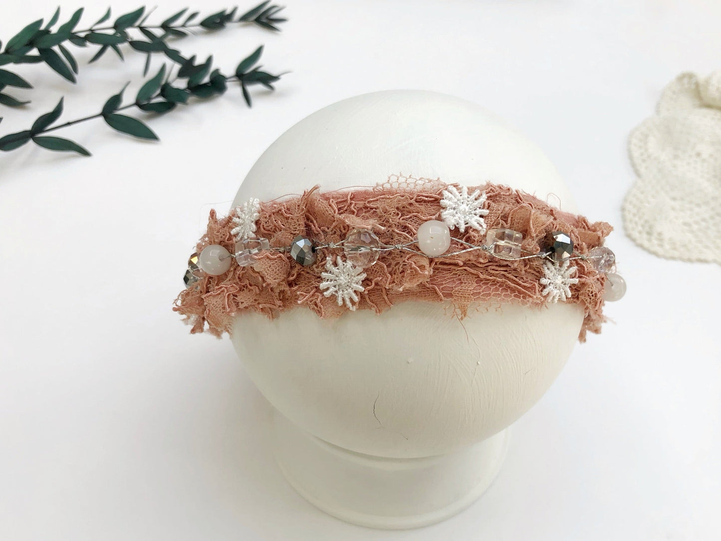 baby flower headband, baby flower crown, flower headband, flower crown, newborn photography headband, baby photography headband