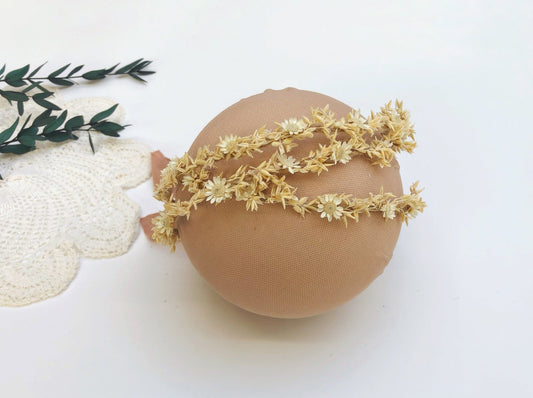 baby flower headband, Ivory baby  headband, White headband, Daisy headband, Daisy baby Headband, Halo headband, flower headband, baby simply headband, tiny newborn headband, tiny baby headband, newborn tiebacks, newborn tieback, tieback headband, handmade headband, baby tieback