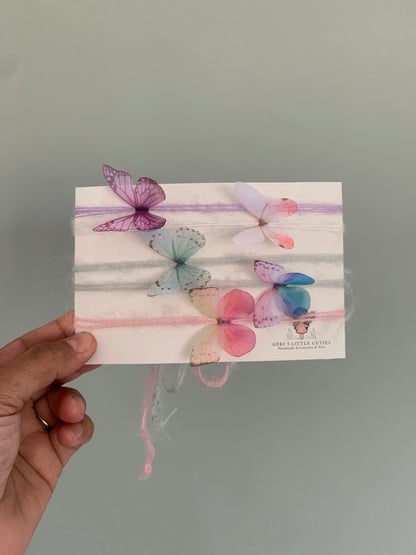 Newborn & Infant Butterfly Headband – Baby Girl Headband Photo Prop