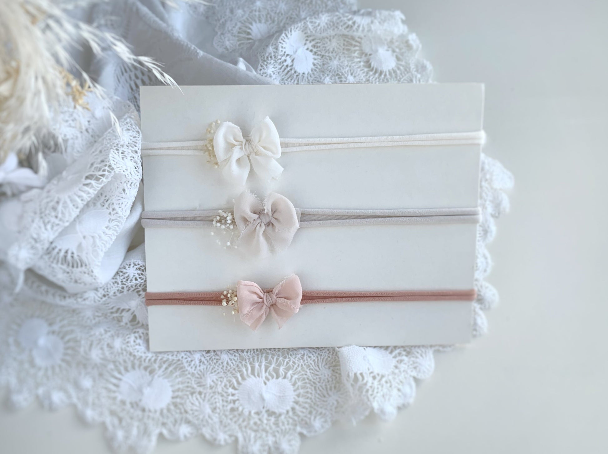 baby bows, baby bow headbands, ivory baby headband, baby headbands UK