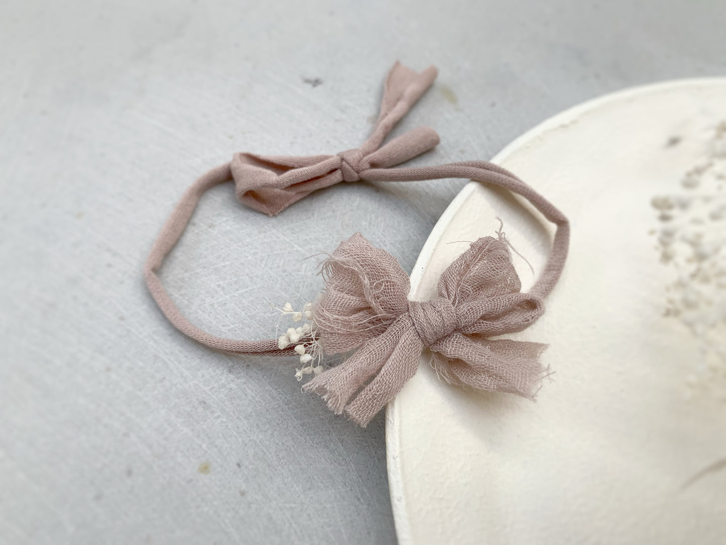 Terra - Small Baby Bow Headband