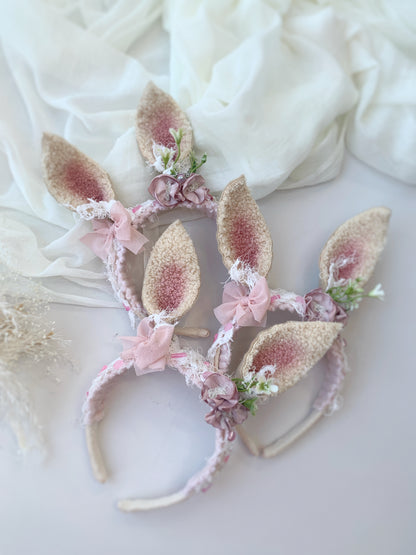 baby first Easter bunny ears headband