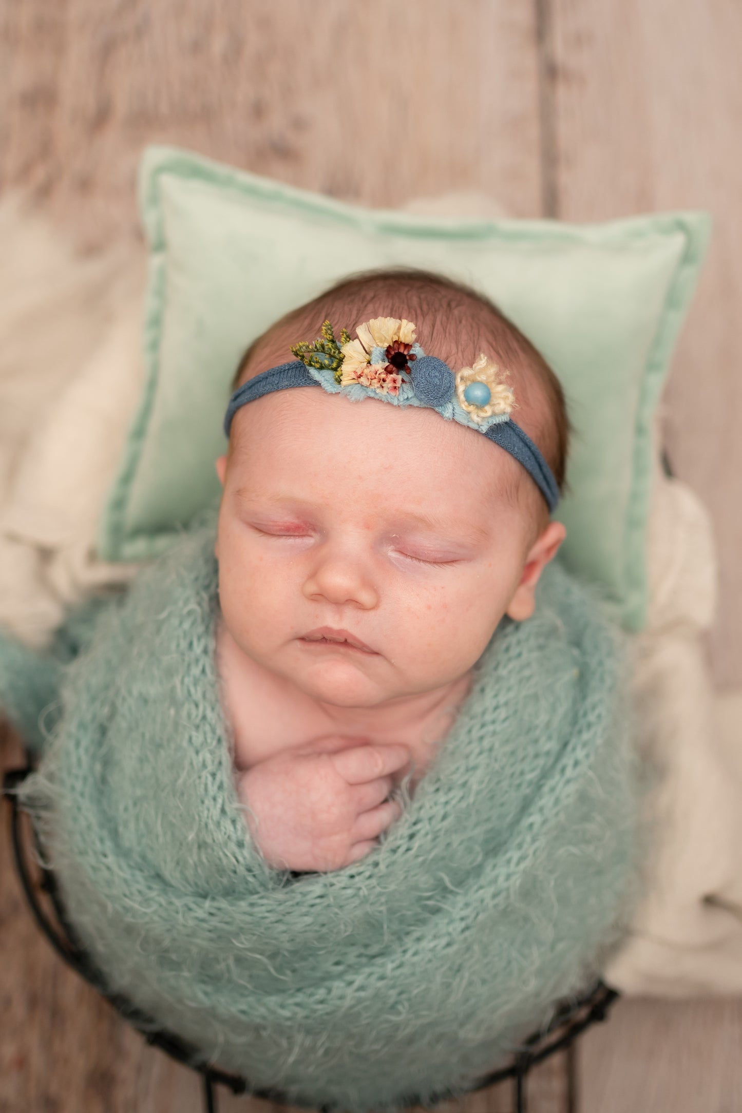 flower  baby headband for photography