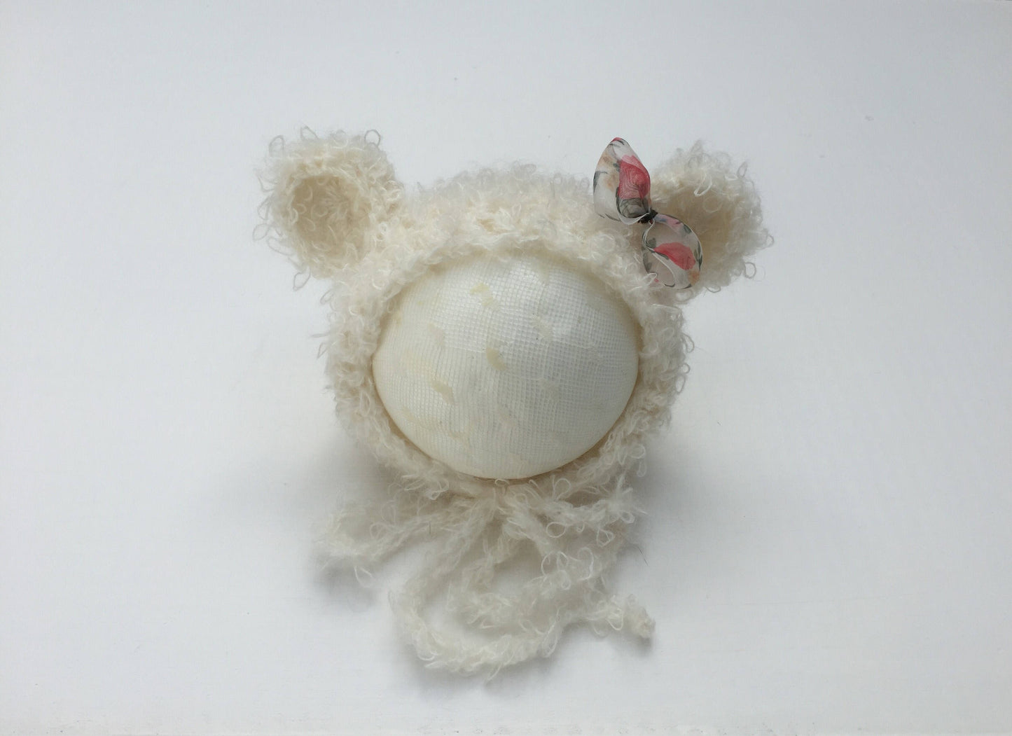crochet teddy bear, crochet bear hat, baby bear hat