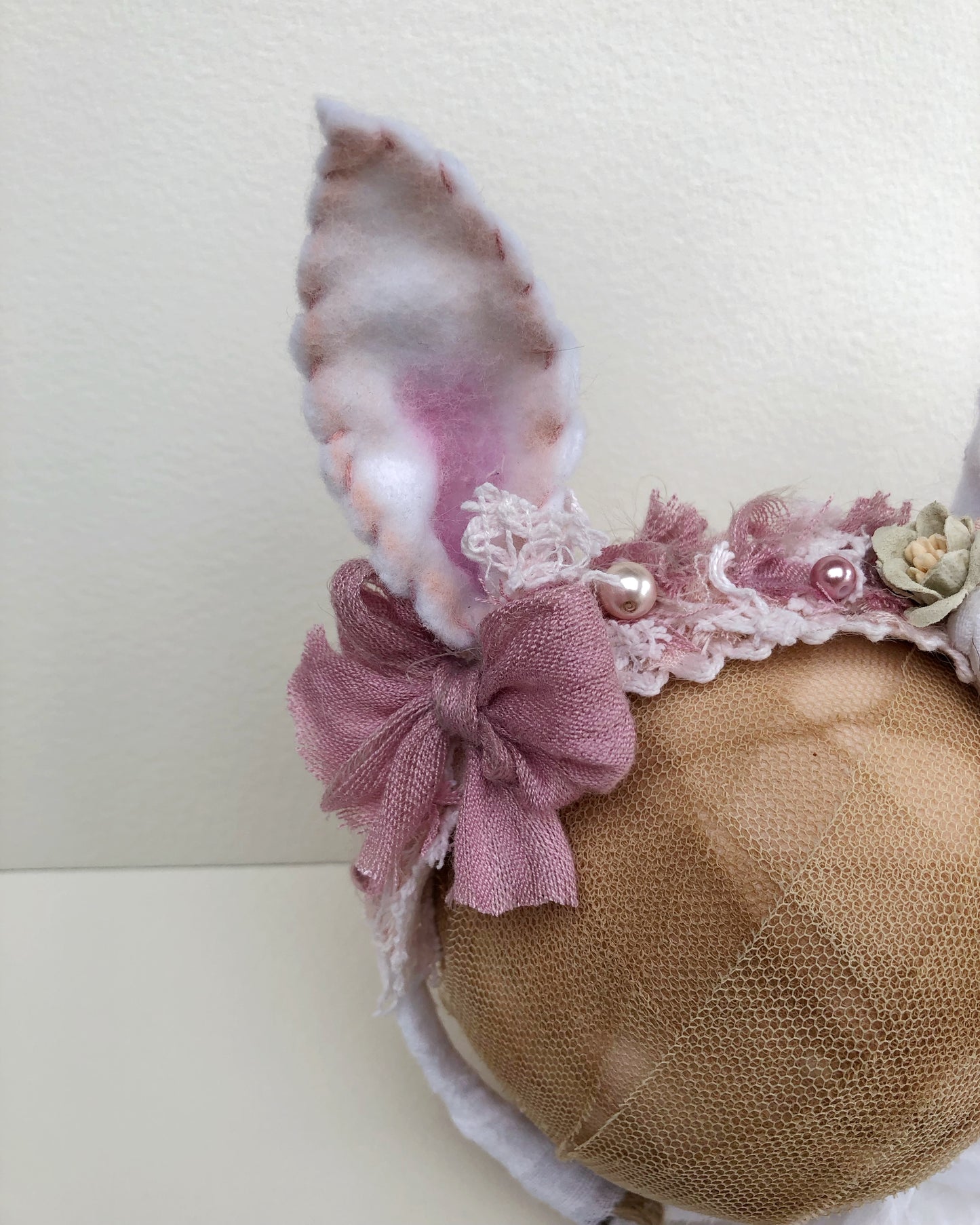 ears headband, bunny ears, baby easter headband, baby headband, baby flower headband, newborn photo props, newborn photography props,