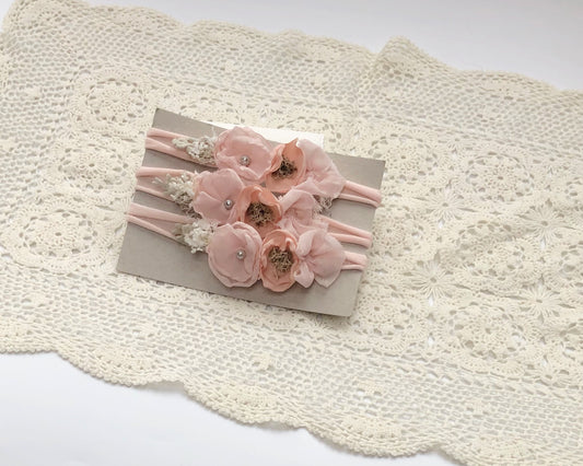  flower headband, baby girl gift, flower crown, flower girl headband, baby  girl gifts, headbands, baby floral headband, organic baby headband,