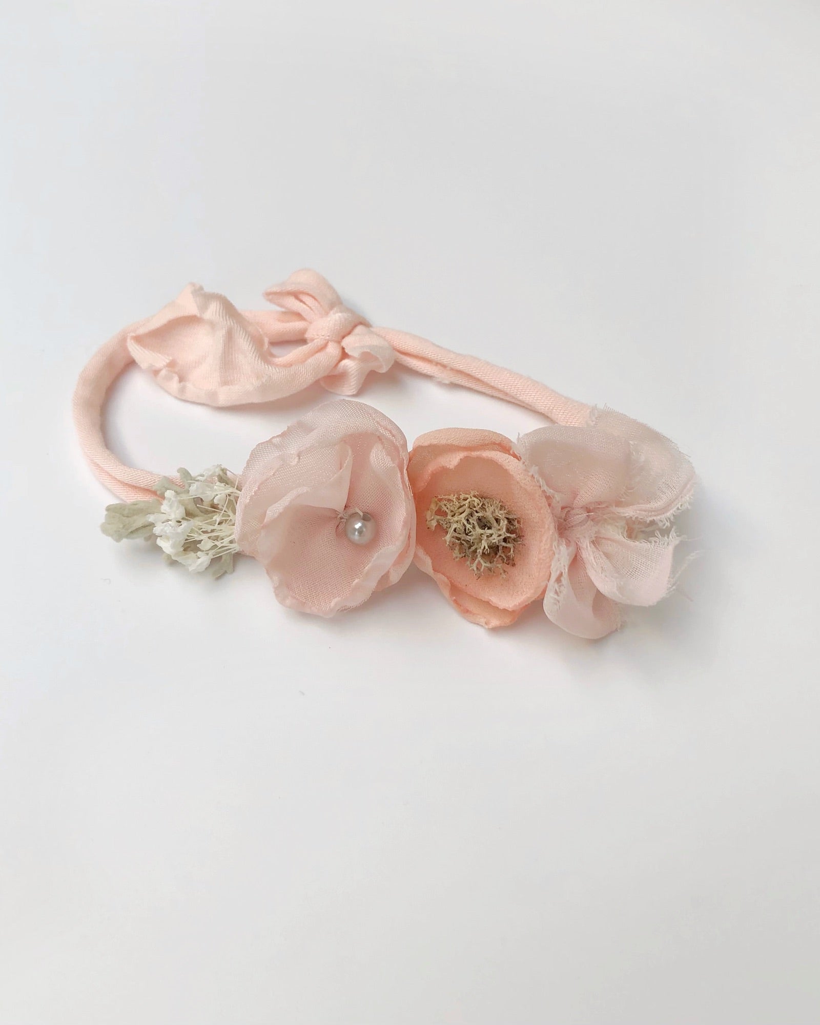 spring baby headband, spring photography props, pastel baby accessories, organic baby props, organic baby headband, handmade headbands